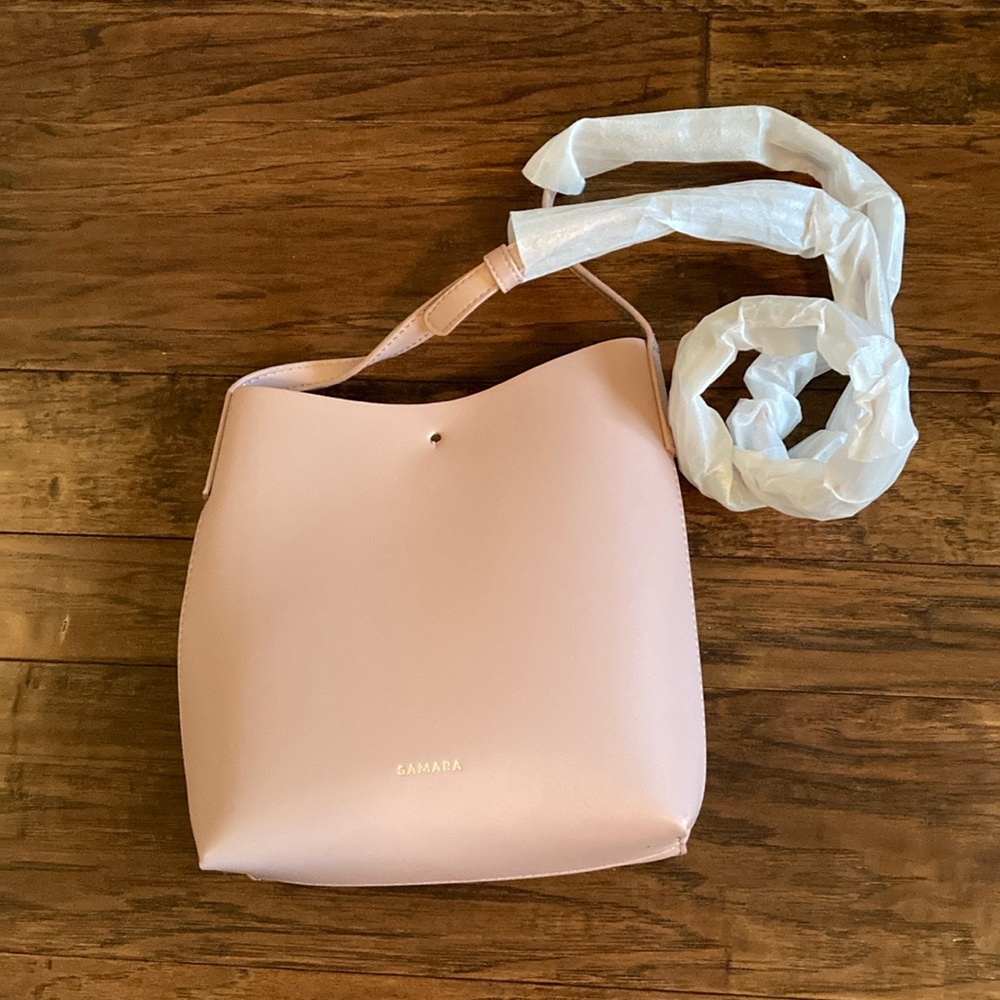 NWOT Samara Blush Pink Vegan Leather Crossbody
